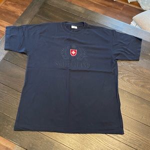 Switzerland graphic mens Xl tee